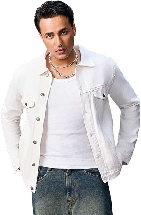 Amazon.in: White - Men's Jackets / Men's Coats, Jackets & Vests ...