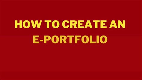 ePortfolio PPT Tutorial 的图像结果