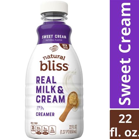 Coffee mate Natural Bliss Sweet Cream Coffee Creamer (22 fl oz ...