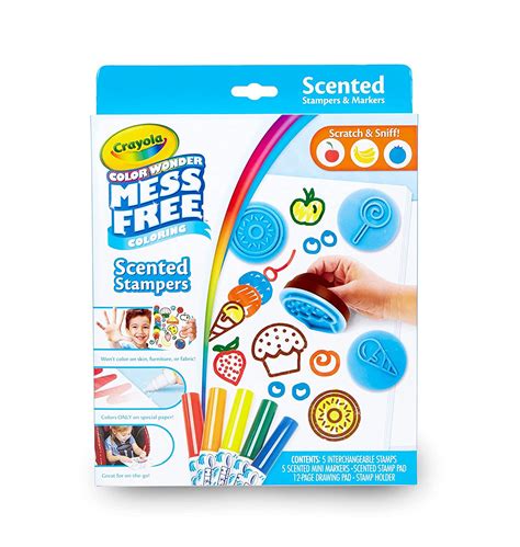 Buy Crayola Color Wonder Scented Markers & Stamps Set, Mess Free ...