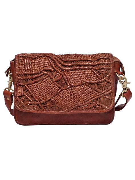 Elara Handwoven Leather Sling Bag