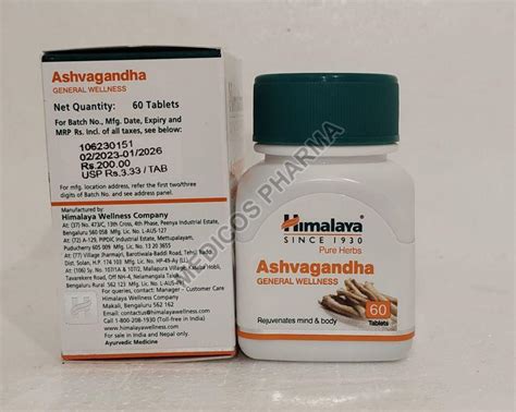 Himalaya Ashwagandha General Wellness Tablets Exporter, Supplier from ...