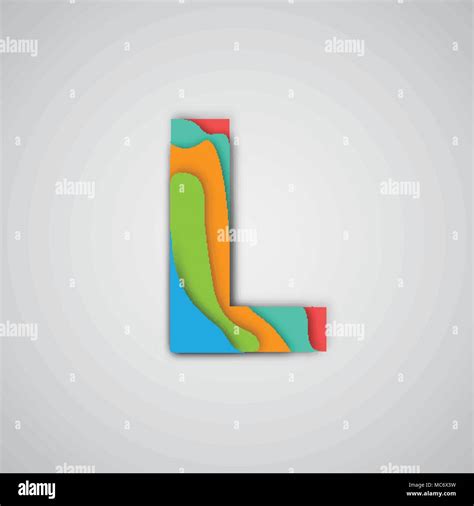 Colorful papercut layered character, vector Stock Vector Image & Art - Alamy