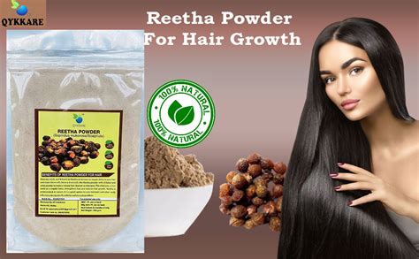 QYKKARE Reetha Powder for Hair Cleaning | Hair Mask & Hair Pack 200 GM ...