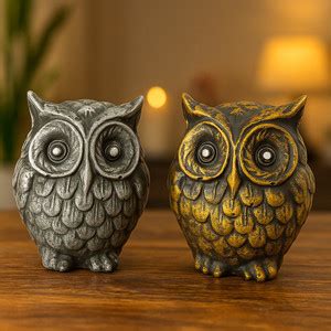 mohit universal hub Owl Standing Idol Statue For Good Health Wealth ...
