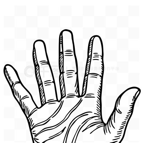 手掌简笔画 的图像结果