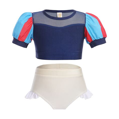 Buy Girls Swimming Suit Kids Princess Elsa Anna Rapunzel Aurora Snow ...