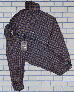 Marc Laurent Men Checkered Casual Brown, Dark Blue, White Shirt - Buy ...