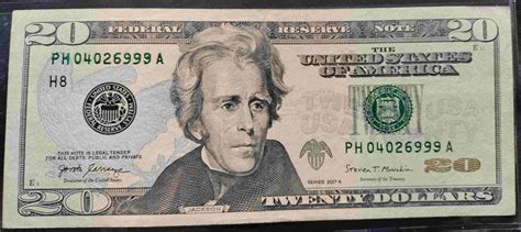 Modern 20 Dollar Bill Serial Number Ink Error - Coin Community Forum