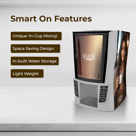 ATLANTIS COMPACT 2-Lane Coffee Machine | Small Space Use