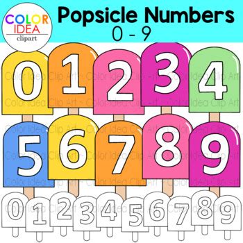 Image result for Numbers Popsicles