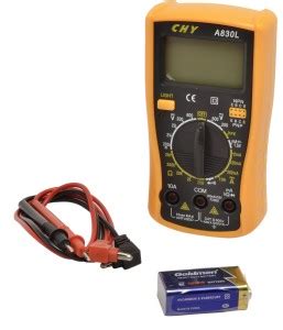 Mult-Equip Digital Multimeter CHY- A830L MAS 830L AC/DC Volt 600 Dc ...