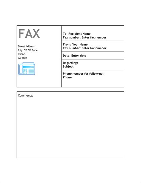 Fax Sample | Master Template