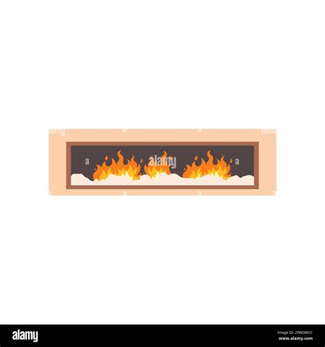 Electric fireplace cartoon illustration Stock Vector Image & Art - Alamy