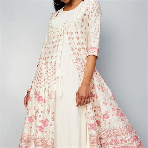 Buy Women Printed Layered Kurta Online at just Rs. 1699.0 ...