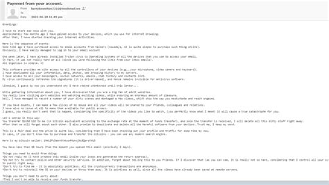 Image result for Bitcoin Scam Email