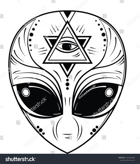 Image result for Alien Parasite Line Art