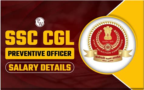 SSC CGL Preventive Officer Salary 2024, Check In-Hand Salary
