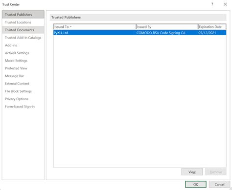 PyXLL Install 的图像结果