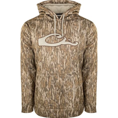 Drake Waterfowl Camo Performance Logo Hoodie