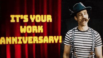 Funny Work Anniversary GIFs to Share with Colleagues