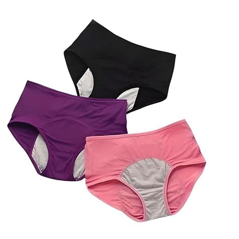 Buy VAGMI Women's Leak Proof Underwear for Low to Medium Flow, Reusable ...