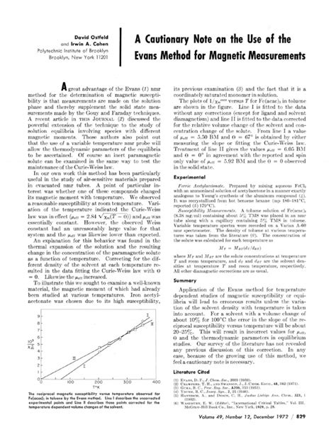 Image result for Using the Evans Method