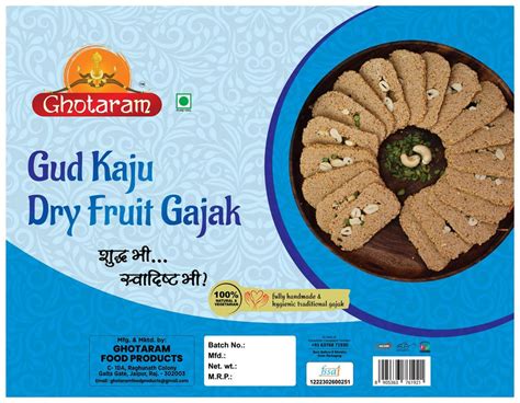 Ghotaram Mix Dry Fruit Gajjak Winter Special Handcrafted Gud Til Mixed ...