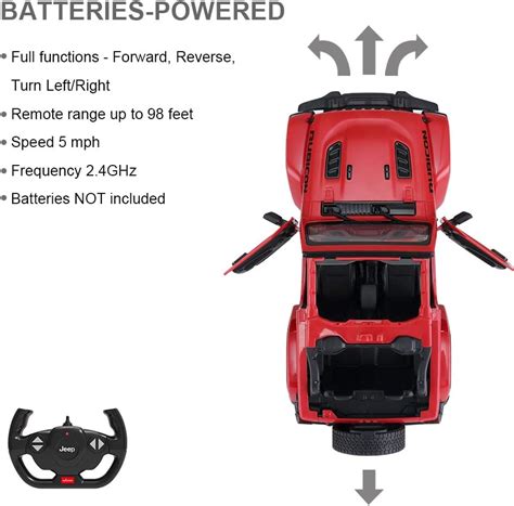 RASTAR Off-Road Remote Control Car, 1:14 Jeep India | Ubuy