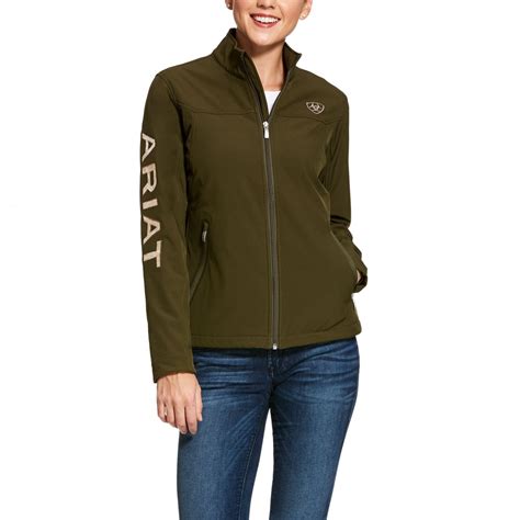 ARIAT – Women’s New Team Softshell Jacket ( Brine Olive Camo ) – El Potrerito