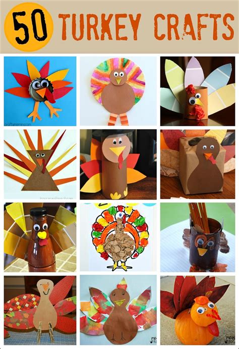 20 easy turkey crafts for kids of all ages to make this thanksgiving ...