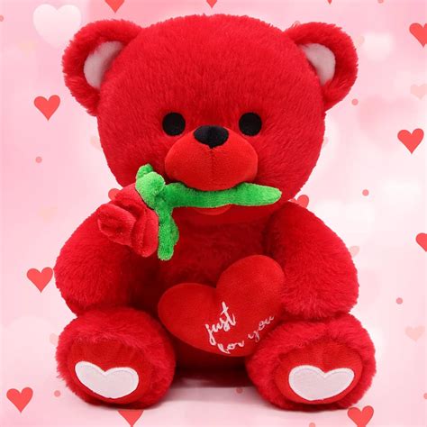 Amazon.com: MUFEIRUO Valentines Stuffed Animal Teddy Bear Valentine's ...