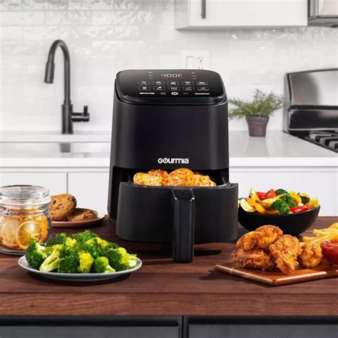 Buy Gourmia 2qt Digital Air Fryer With 10 Presets & Guided Cooking ...