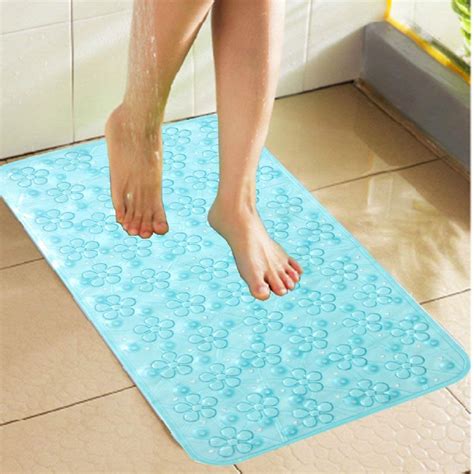 Buy Kuber Industries PVC Bath Mat - 27"x 14", Brown Online at Low ...