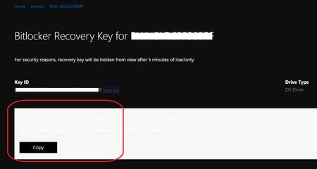 Image result for BitLocker Recovery Key in Intune