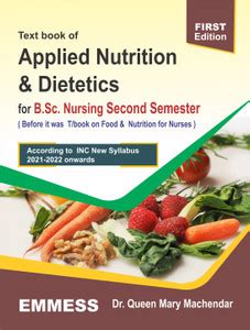 Text Book Of Applied Nutrition And Dietetics For B.Sc. Nursing Second ...