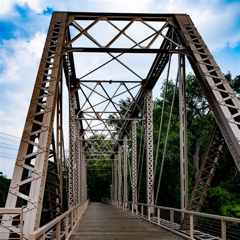Download wallpaper 2780x2780 bridge, construction, metal, trees ipad ...