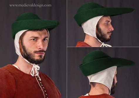 14th century pointed felt hat by medievaldesign.com | Medieval hats ...