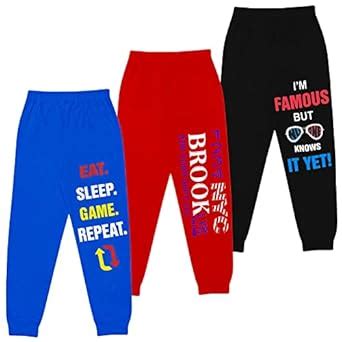 Kuchipoo Boys & Girls Track Pants - Pack of 3 (KUC-LOW-132, 8-9 Years ...