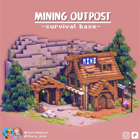 Image result for Minecraft Mining Outpost