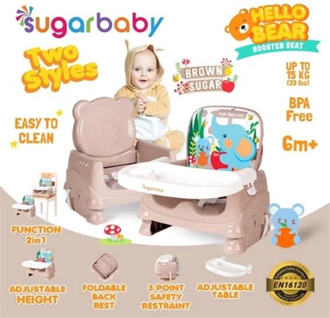 SUGAR BABY BOOSTER CHAIR BABY CHAIR, Bayi & Anak, Perawatan & Makanan ...
