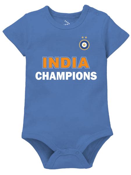 Indian Cricket Jersey Rompers | Bodysuits for babies | Zeezeezoo