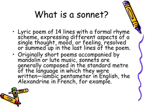 PPT - What is a sonnet? PowerPoint Presentation, free download - ID:462799