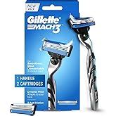 Buy Gillette Mach 3 Manual Shaving Razor Blades - 4s Pack (Cartridge ...