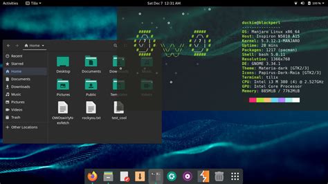 Image result for Manjaro Linux Destop