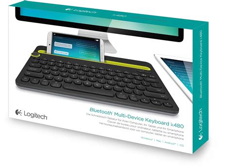 Logitech K480 Wireless Multi-Device Keyboard for Windows, QWERTZ German ...