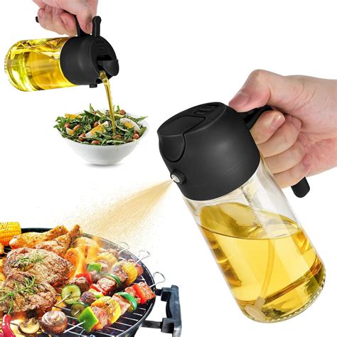 Amazon.com: TrendPlain 16oz Olive Oil Dispenser Bottle for Kitchen - 2 ...