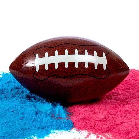 Gender Reveal Football with Pink & Blue Powder - India | Ubuy