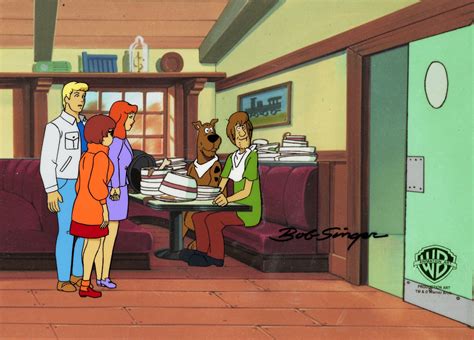 Scooby Doo and the Witch's Ghost Original Production Cel Signed by Bob ...