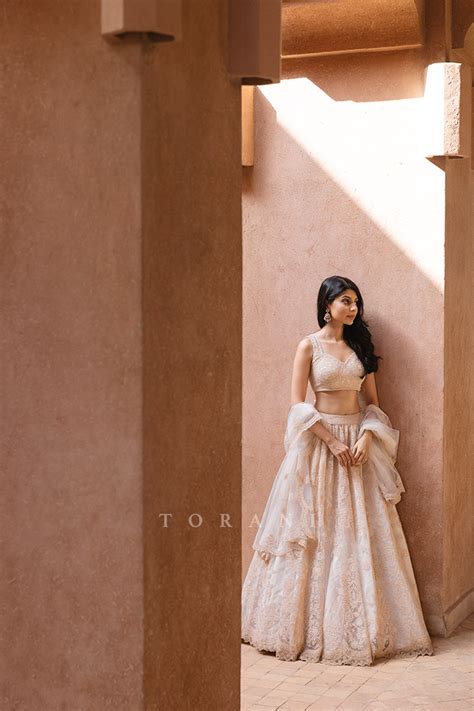 Aastha Sheth In Our Custom Swetah Hansini Lehenga Set – Torani India
